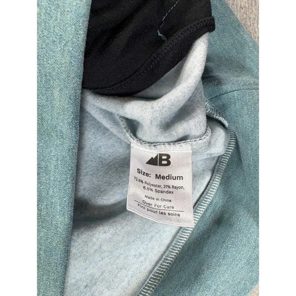 Belong Designs Powell Fleece Pullover Sweater (Men's Medium) Blue/Gray